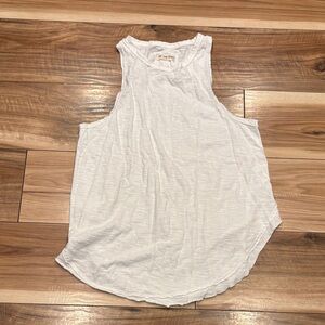 We The Free White Muscle Tee